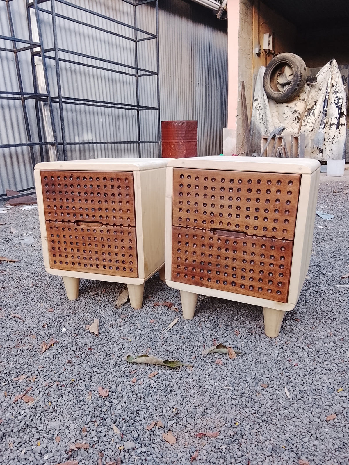 A pair nightstand