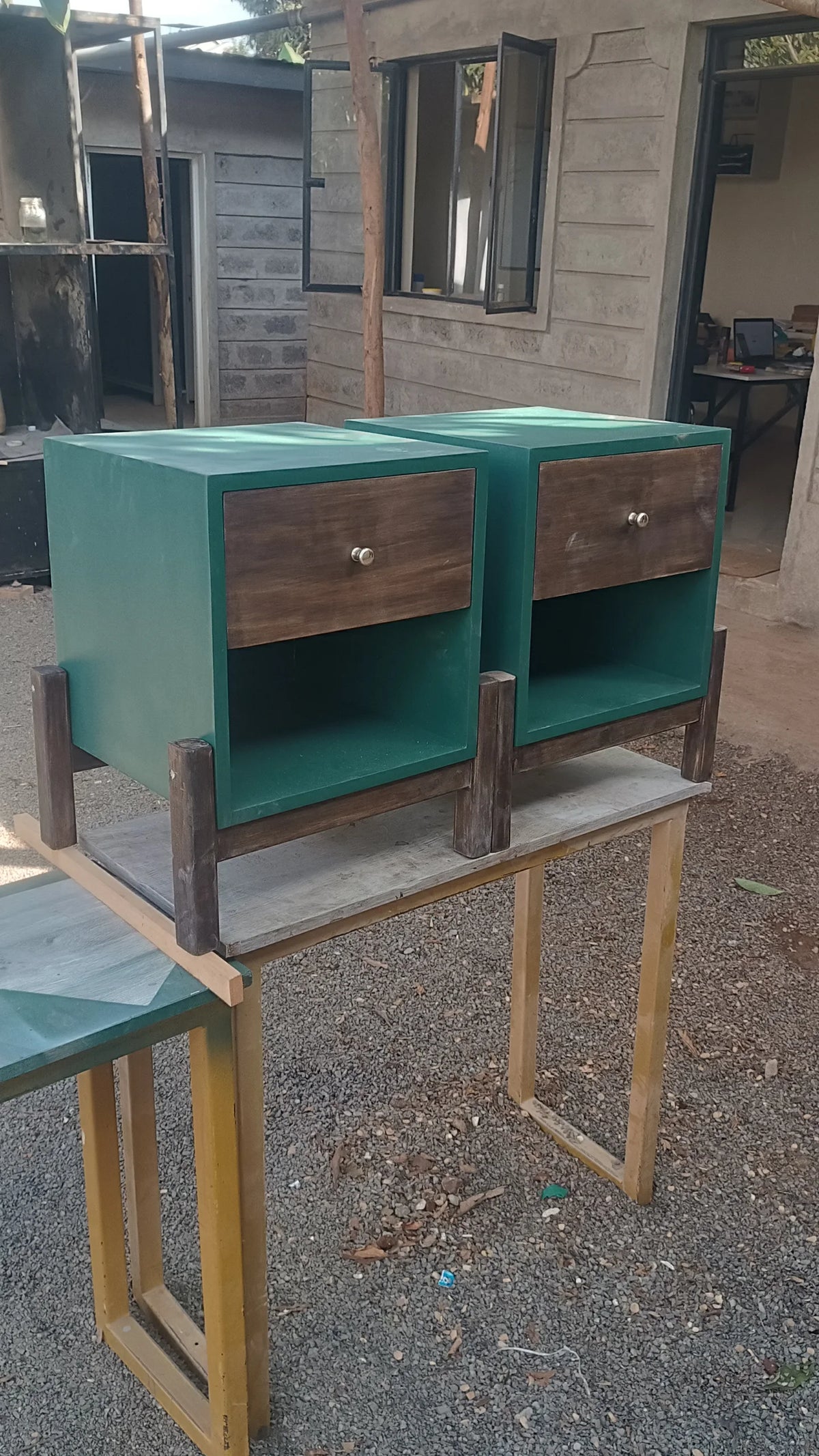 A pair of nightstand
